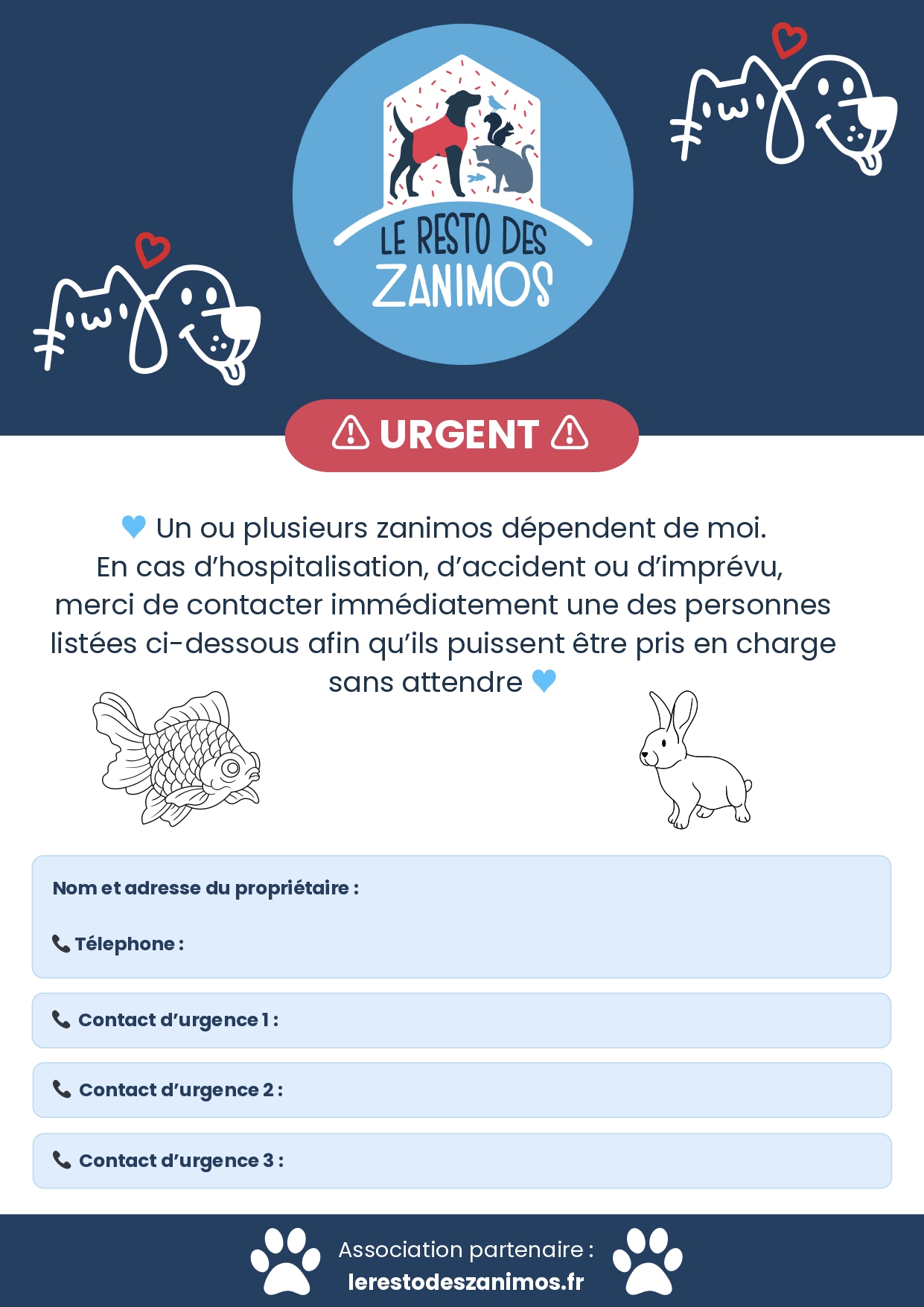 Carte Urgence Zanimos